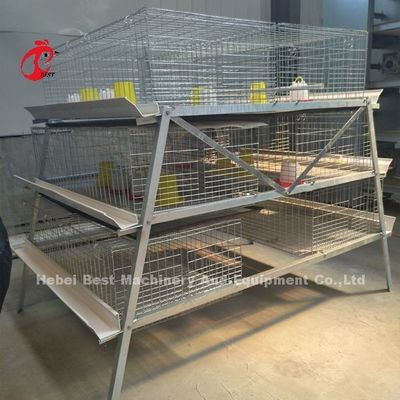A Type Broiler Battery Cage Galvanized High Strength Poultry Broiler Cage Iris